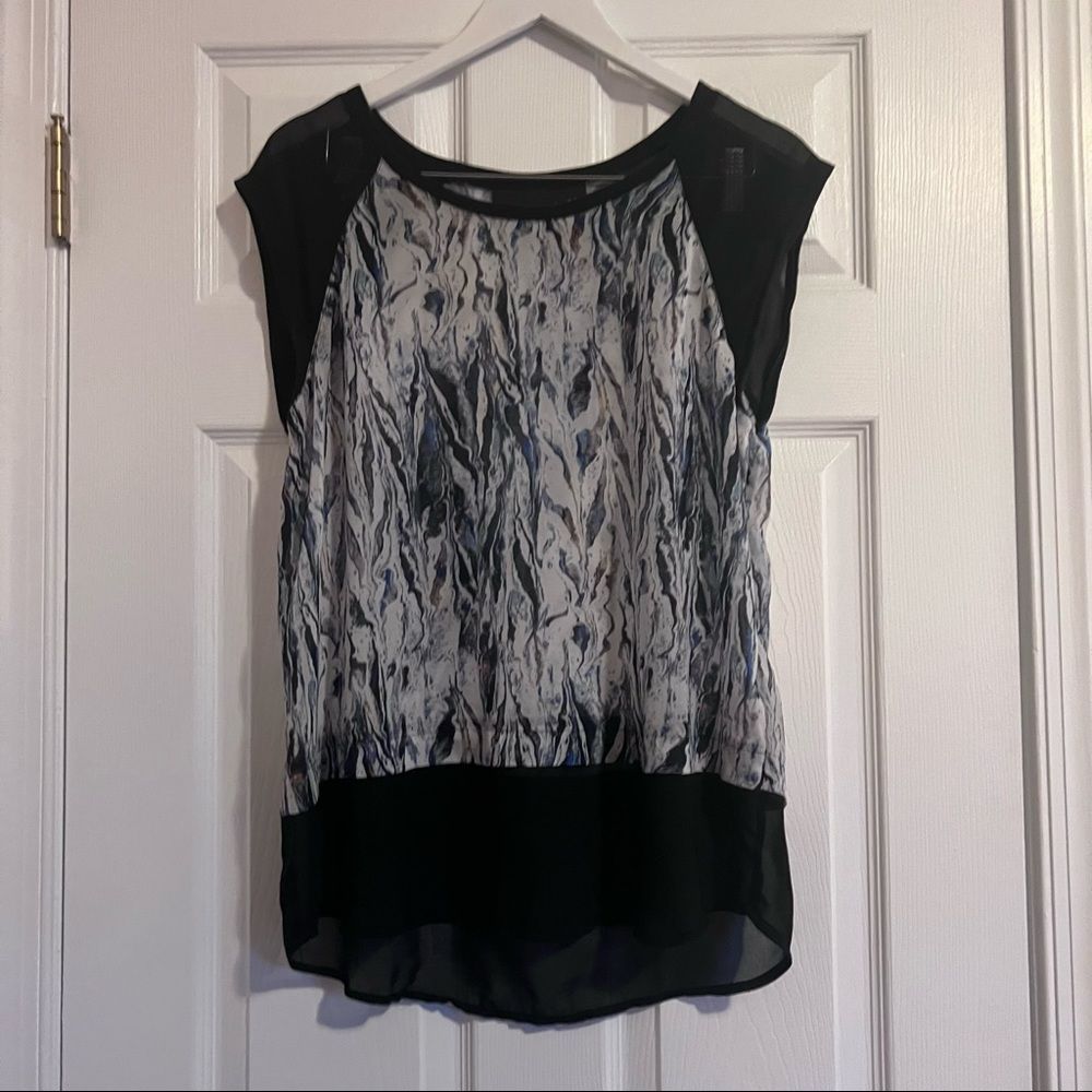 DKNY Marble Patterned Blouse